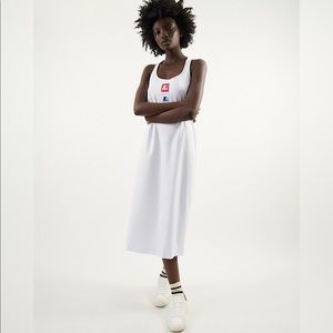 🥑Zara x Starter Collection White Midi Dress